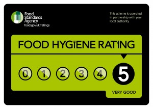 Sara's Tearooms has been rated with 5 Stars by Great Yarmouth Environmental Health team on the Food Hygiene Rating Scheme