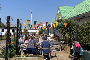 Alfresco Dining in the Gardens at Sara's Tearooms